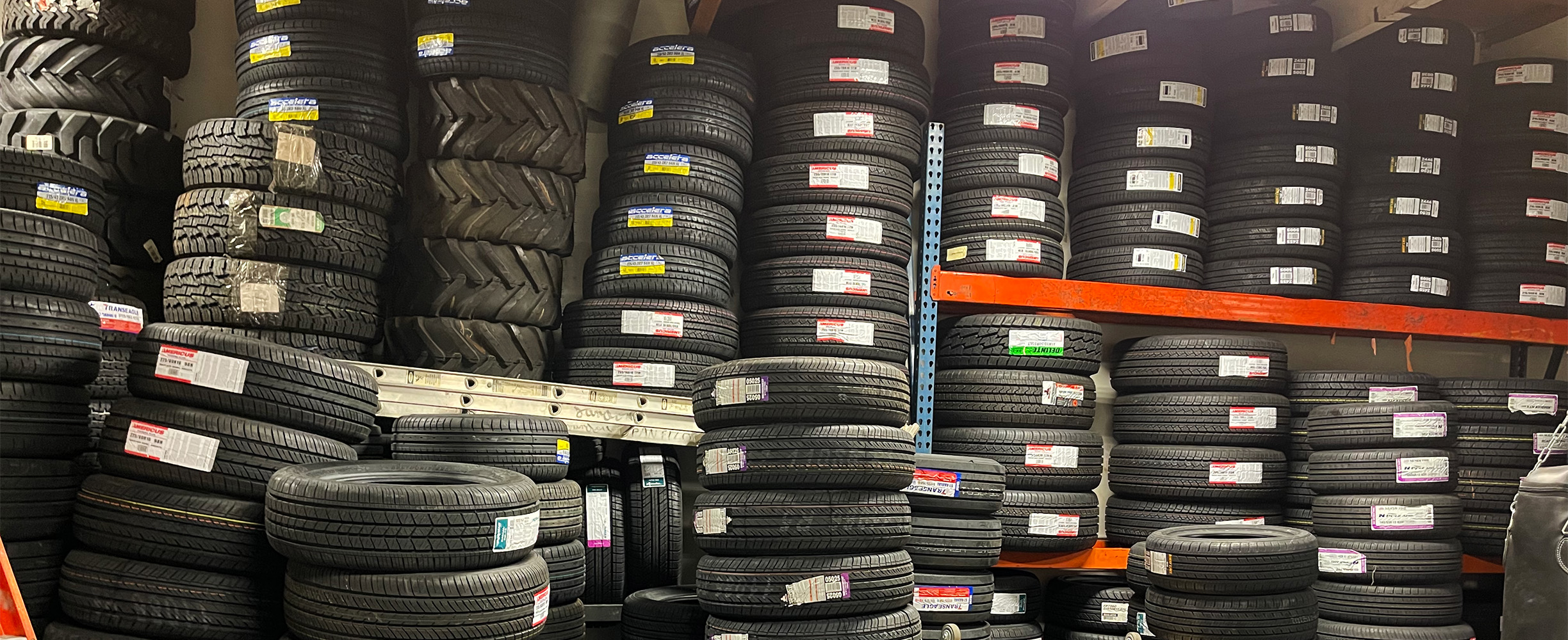 Large selection of new tires in Mountain View